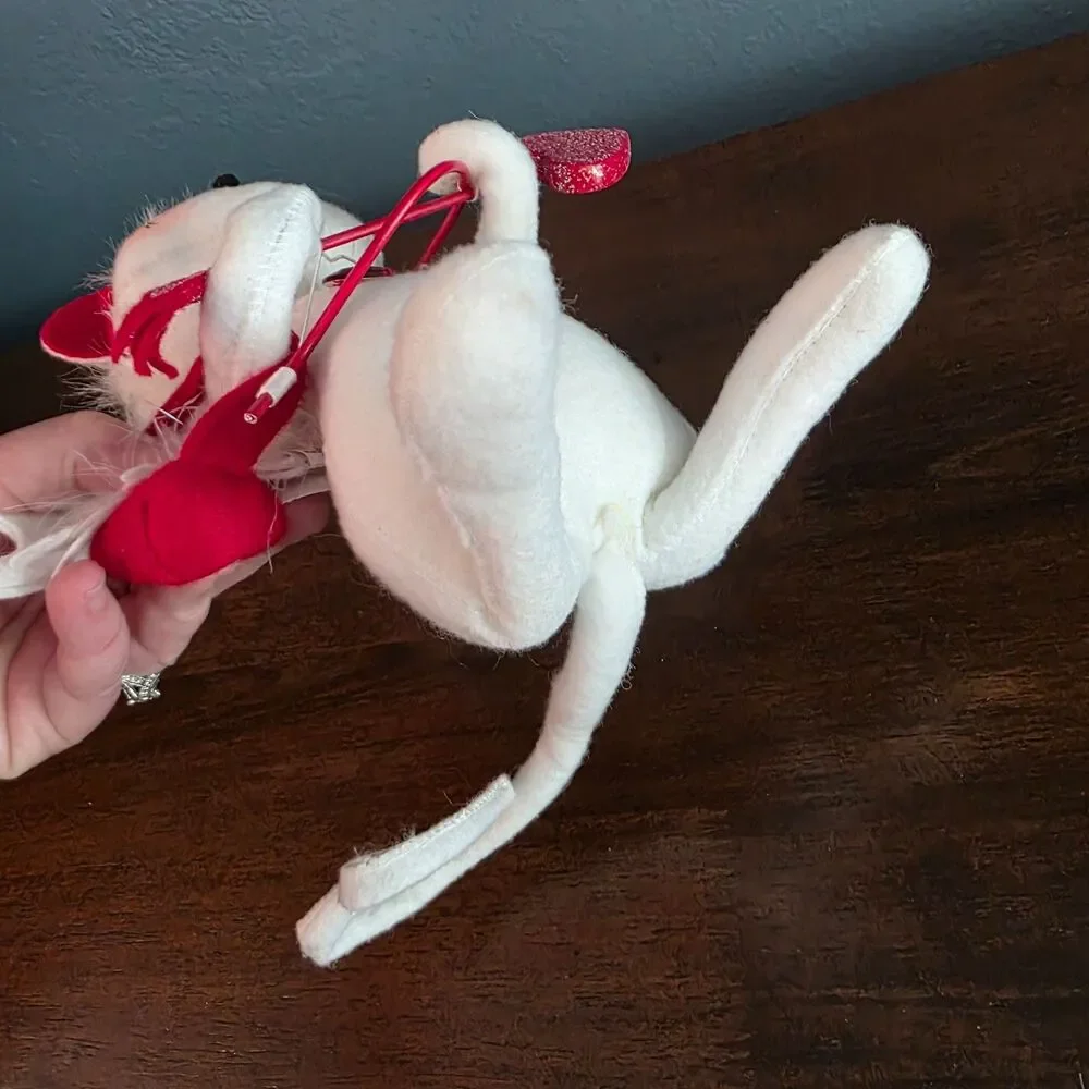 2008 Annalee Doll Valentines Day Mice Mouse Angel Hearts Cupid Candy 10